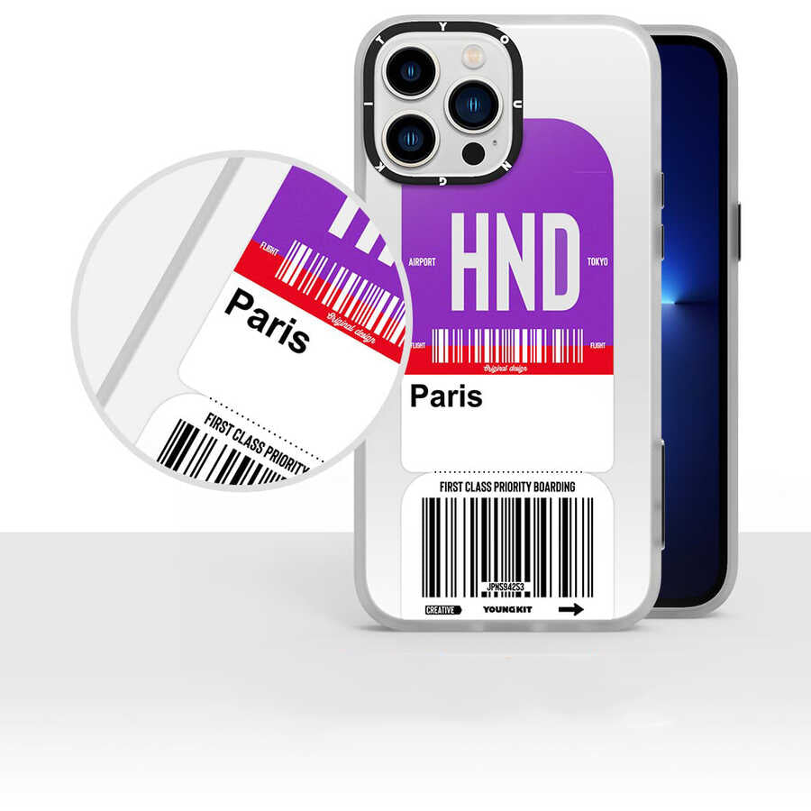 Apple iPhone 13 Pro Kılıf YoungKit Any Time Trip Serisi Kapak