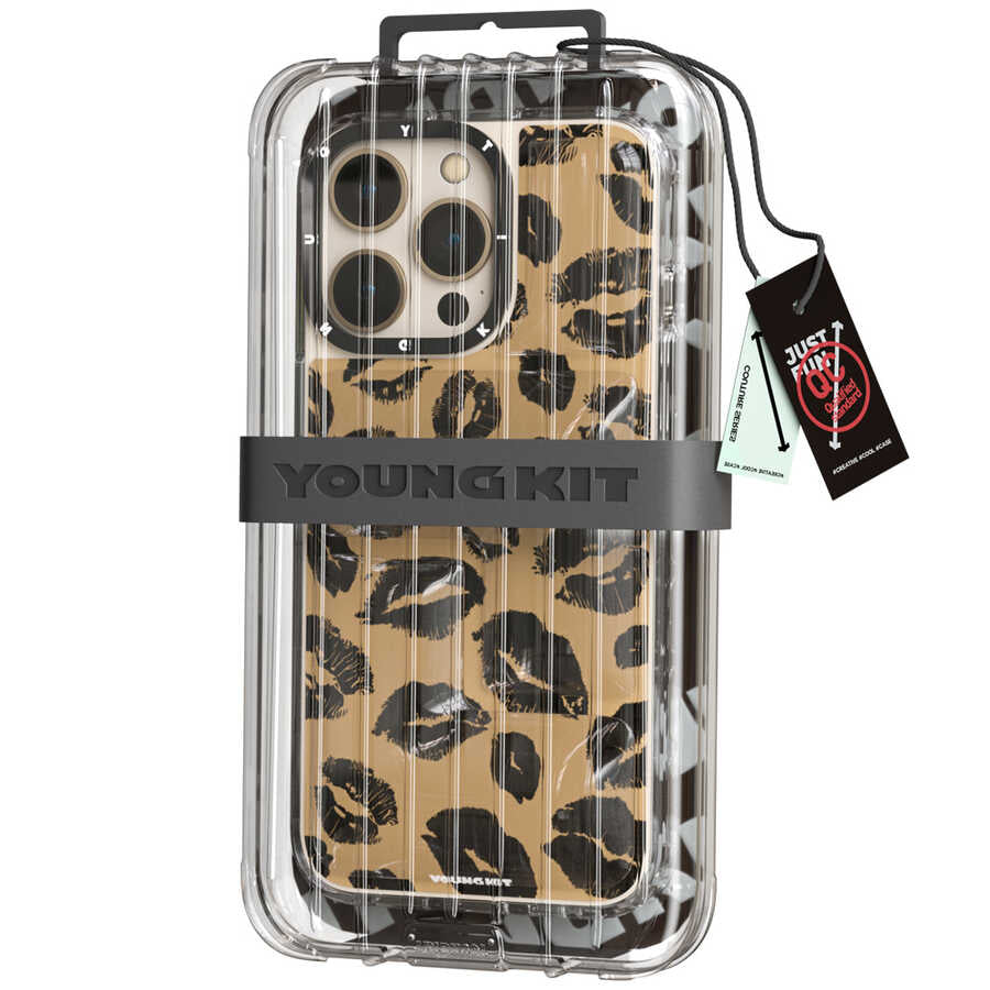 Apple iPhone 13 Pro Kılıf YoungKit Leopard Article Serisi Kapak
