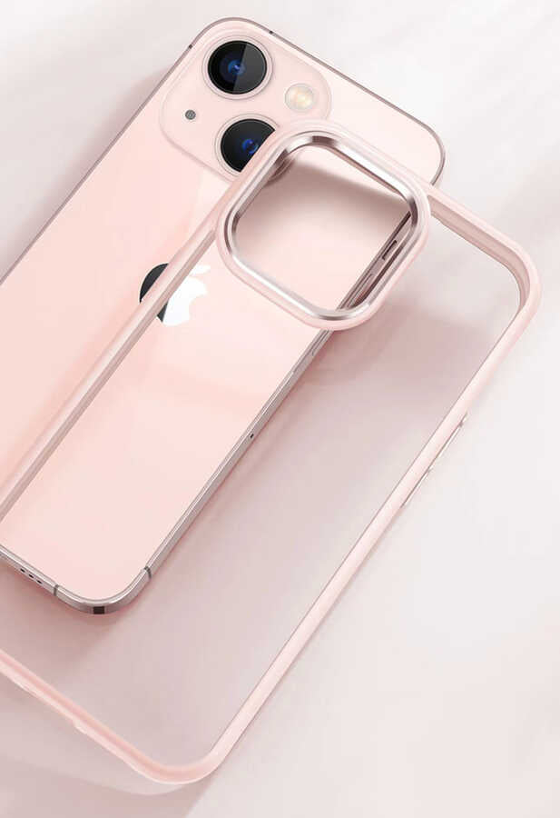 Apple iPhone 13 Pro Kılıf Zore Krom Kapak