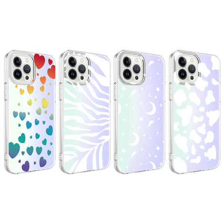 Apple iPhone 13 Pro Kılıf Zore M-Blue Desenli Kapak