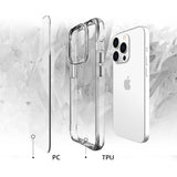 Apple iPhone 13 Pro Kılıf Zore Şeffaf Ultra İnce Airbag Tasarımlı Okka Kapak