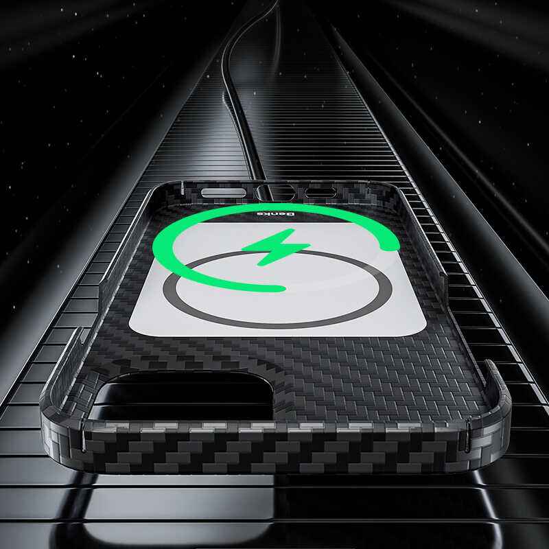 Apple iPhone 13 Pro Max Kılıf Benks Aramid M-safe 3 in 1 Set