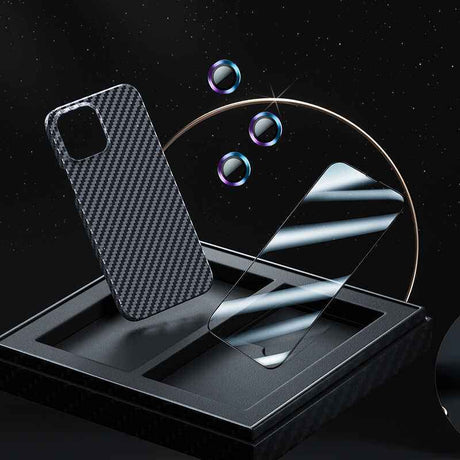 Apple iPhone 13 Pro Max Kılıf Benks Aramid M-safe 3 in 1 Set