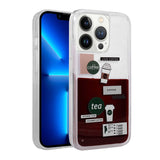 Apple iPhone 13 Pro Max Kılıf Desenli Sıvılı Zore Drink Silikon Kapak
