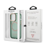 Apple iPhone 13 Pro Max Kılıf GUESS M-safe Şarj Özellikli Airbagli Dizayn Kapak