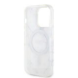 Apple iPhone 13 Pro Max Kılıf GUESS M-safe Şarj Özellikli Mermer Desenli Kapak