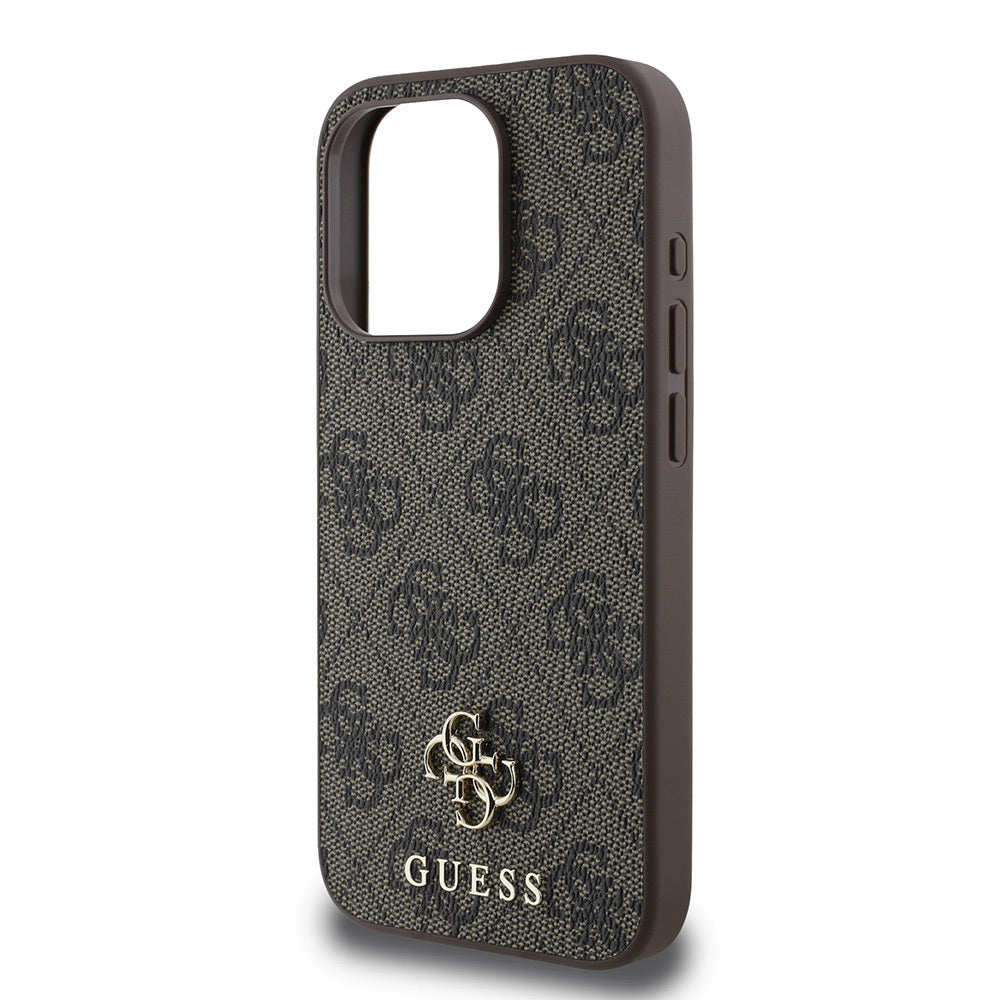Apple iPhone 13 Pro Max Kılıf Guess Orjinal Lisanslı M-safe Şarj Özellikli Small 4G Classic Kapak