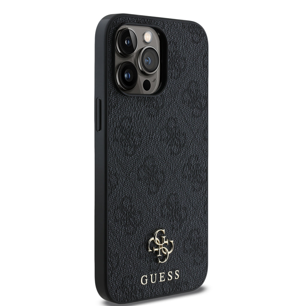 Apple iPhone 13 Pro Max Kılıf Guess Orjinal Lisanslı M-safe Şarj Özellikli Small 4G Classic Kapak