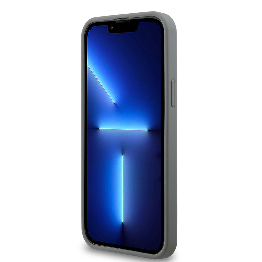 Apple iPhone 13 Pro Max Kılıf Guess Orjinal Lisanslı Taşlı Arka Yüzey Üçgen Logolu Kapak