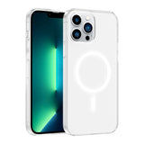 Apple iPhone 13 Pro Max Kılıf IC Çipli Zore Wireless Şarj Özellikli Şeffaf Orjin Kapak