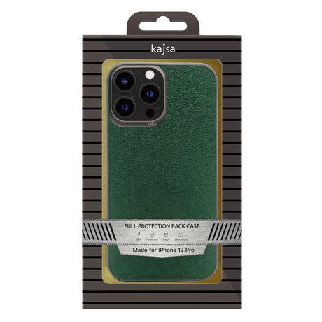Apple iPhone 13 Pro Max Kılıf ​Kajsa Luxe Collection Hakiki Deri Kapak