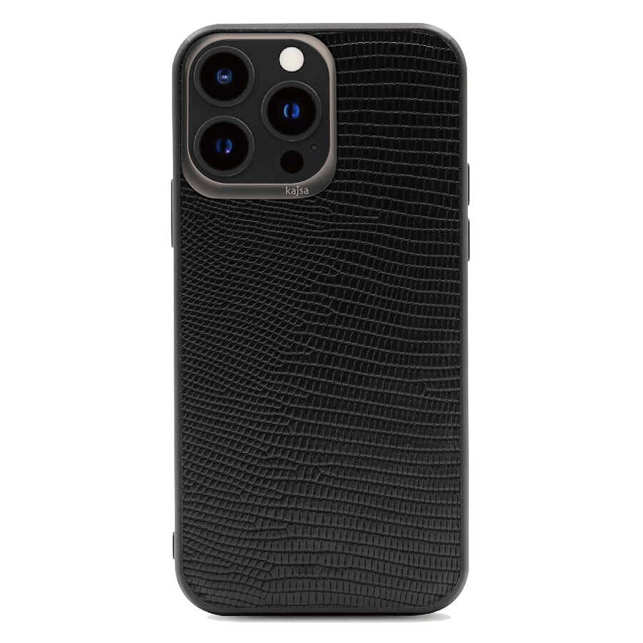Apple iPhone 13 Pro Max Kılıf ​Kajsa Preppie Collection Pu Deri Kapak