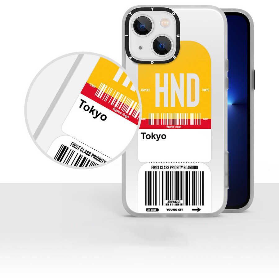 Apple iPhone 13 Kılıf YoungKit Any Time Trip Serisi Kapak