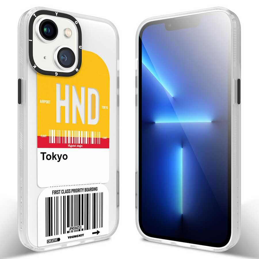 Apple iPhone 13 Kılıf YoungKit Any Time Trip Serisi Kapak