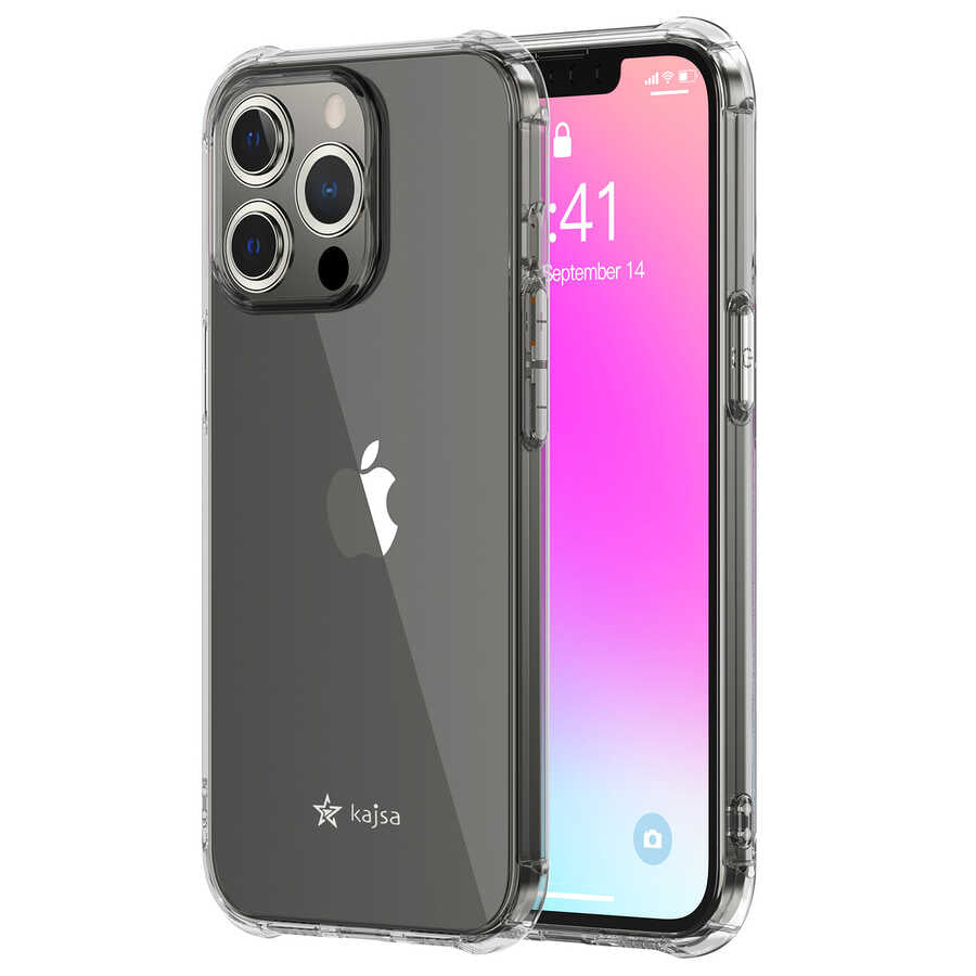 Apple iPhone 13 Pro Max Kılıf Kajsa Transparent Kapak