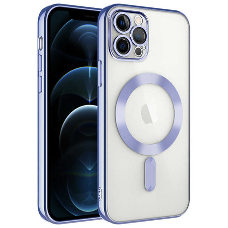 Apple iPhone 13 Pro Max Kılıf Kamera Korumalı M-safe Wireless Şarj Özellikli Zore Demre Kapak
