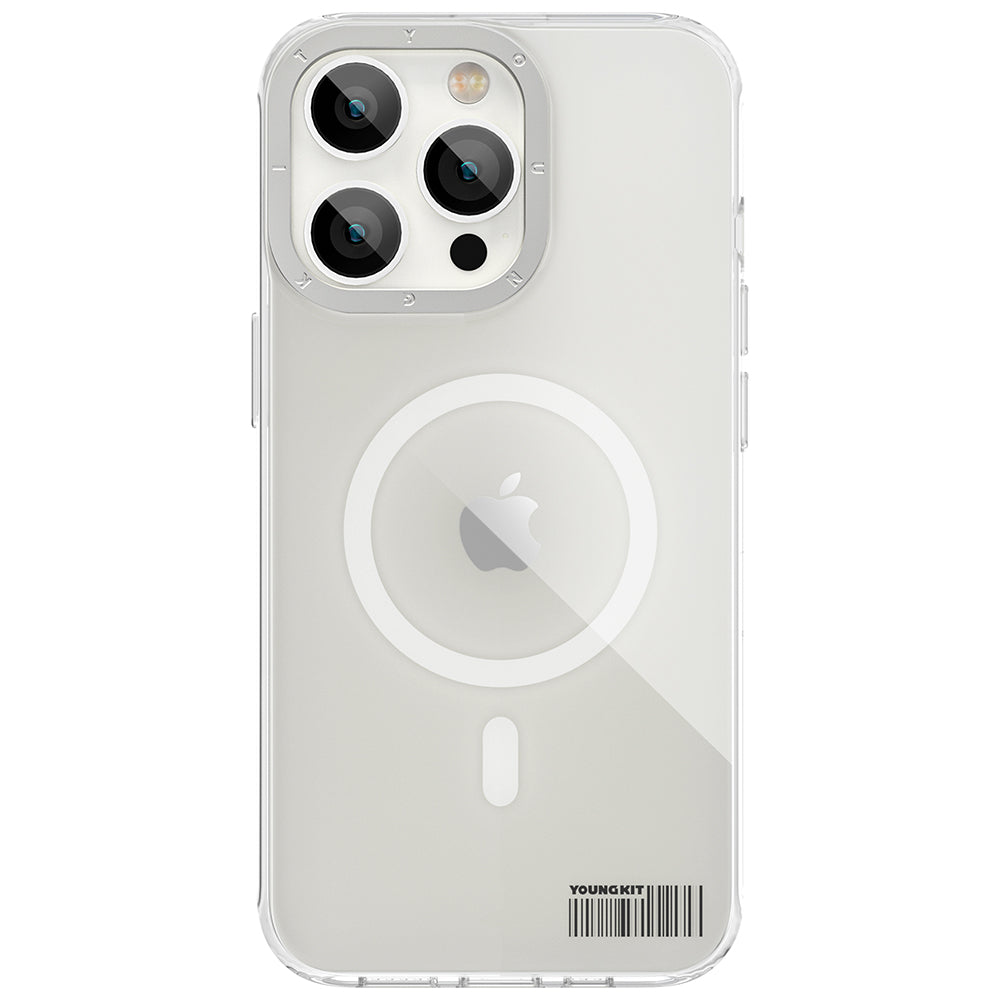 Apple iPhone 13 Pro Max Kılıf M-safe Şarj Özellikli Youngkit Coloured Glaze Serisi Kapak