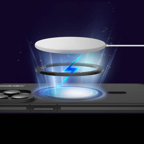 Apple iPhone 13 Pro Max Kılıf M-safe Şarj Özellikli Youngkit Rock Sand Serisi Kapak