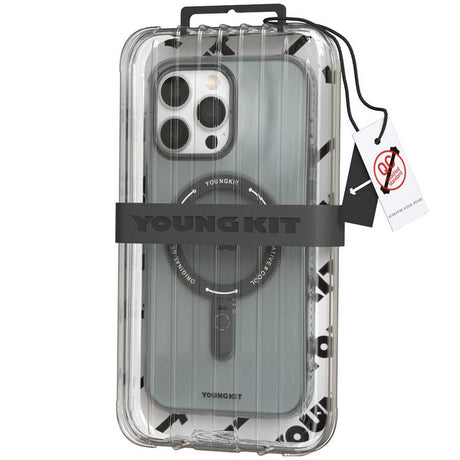Apple iPhone 13 Pro Max Kılıf M-safe Şarj Özellikli Youngkit Rock Serisi Kapak