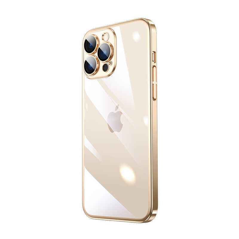 Apple iPhone 13 Pro Max Kılıf Sert PC Renkli Çerçeveli Zore Riksos Kapak