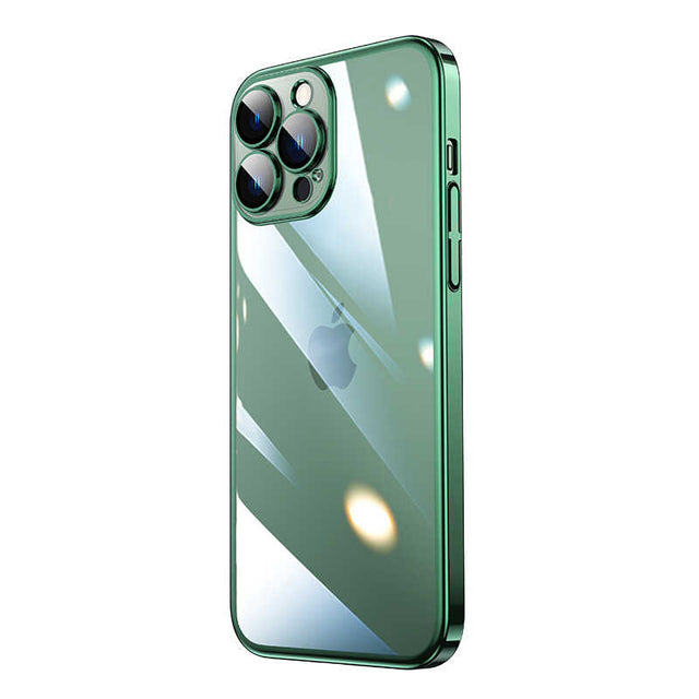 Apple iPhone 13 Pro Max Kılıf Sert PC Renkli Çerçeveli Zore Riksos Kapak