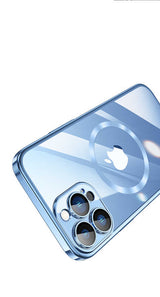 Apple iPhone 13 Pro Max Kılıf Wireless Şarj Özellikli Sert PC Zore Riksos M-safe Kapak