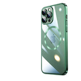 Apple iPhone 13 Pro Max Kılıf Wireless Şarj Özellikli Sert PC Zore Riksos M-safe Kapak