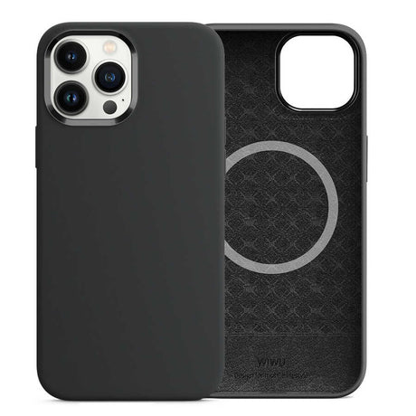 Apple iPhone 13 Pro Max Kılıf Wiwu M-safe Magnetic Silikon Kapak