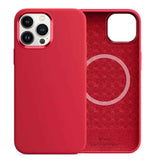Apple iPhone 13 Pro Max Kılıf Wiwu M-safe Magnetic Silikon Kapak