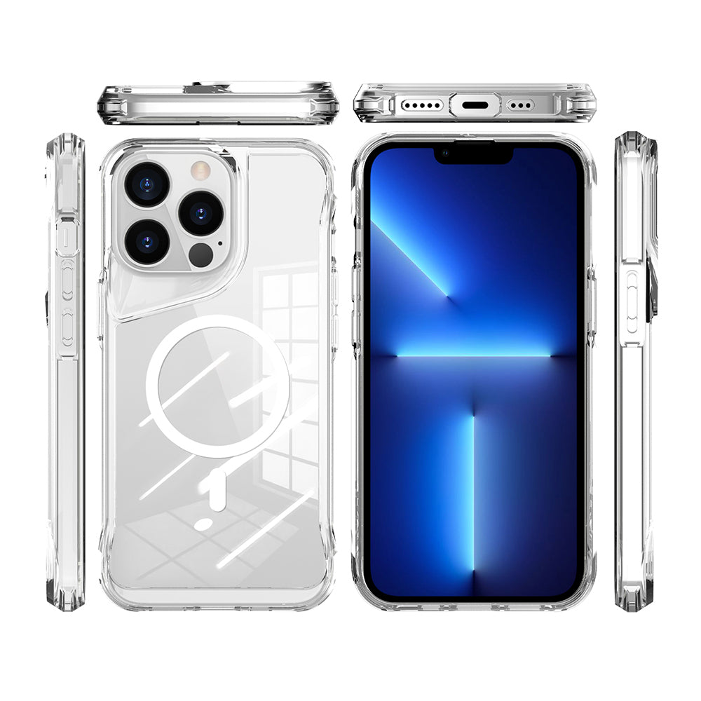 Apple iPhone 13 Pro Max Kılıf Zore M-safe Şarj Özellikli T-Max M-safe Kapak
