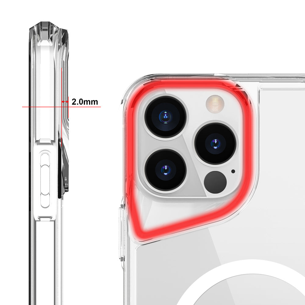 Apple iPhone 13 Pro Max Kılıf Zore M-safe Şarj Özellikli T-Max M-safe Kapak