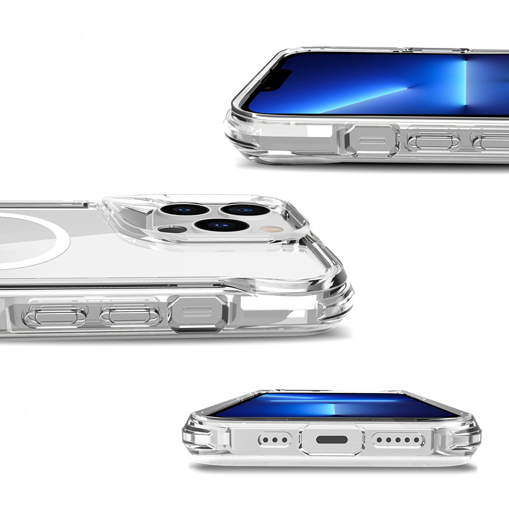 Apple iPhone 13 Pro Max Kılıf Zore M-safe Şarj Özellikli T-Max M-safe Kapak