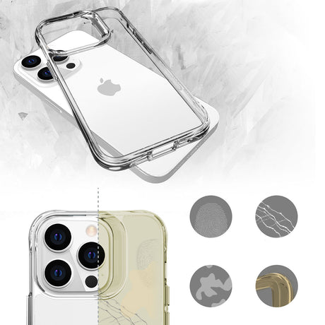 Apple iPhone 13 Pro Max Kılıf Zore Şeffaf Ultra İnce Airbag Tasarımlı Okka Kapak