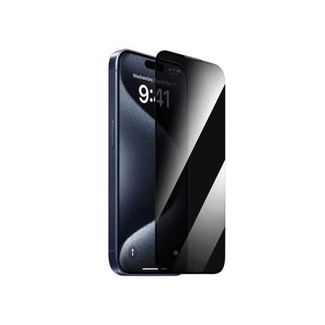 Apple iPhone 13 Pro Max Wiwu GT-011 Anti-Bakteriyel Özellikli Polimer Oleofobik Kaplama Temperli Privacy Cam Ekran Koruyucu