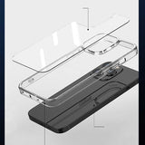 Apple iPhone 13 Pro Max Wiwu M-safe Şarj Özellikli Lens Korumalı Şeffaf Silikon Kapak