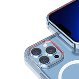 Apple iPhone 13 Pro Wiwu M-safe Şarj Özellikli Lens Korumalı Şeffaf Silikon Kapak