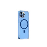 Apple iPhone 13 Pro Wiwu M-safe Şarj Özellikli Lens Korumalı Şeffaf Silikon Kapak