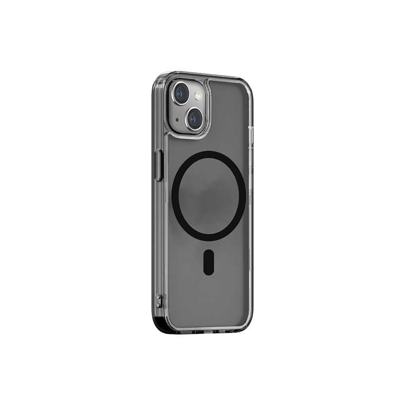 Apple iPhone 13 Wiwu M-safe Şarj Özellikli Lens Korumalı Şeffaf Silikon Kapak