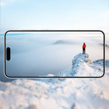 Apple iPhone 13 Zore 3D Oliv HD Temperli Cam Ekran Koruyucu + Kolay Uygulama Aparatı
