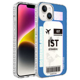 Apple iPhone 14 Kılıf Airbag Kenarlı Renkli Desenli Silikon Zore Elegans Kapak