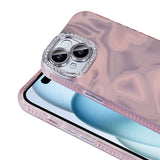 Apple iPhone 14 Kılıf Airbagli Parlak Taş Detay Tasarımlı Zore Esila Kapak