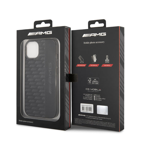 Apple iPhone 14 Kılıf AMG Frosted Buzlu PC Karbon Dizayn Kapak