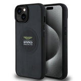 Apple iPhone 14 Kılıf Aston Martin Orjinal Lisanslı M-safe Şarj Özellikli Aluminyum Arka Yüzeyli Formula One Team Baskılı Kapak