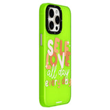Apple iPhone 14 Kılıf Bethany Green Tasarımlı Youngkit Sweet Language Kapak