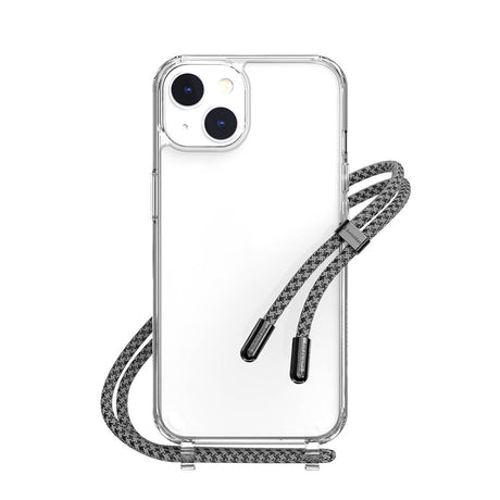 Apple iPhone 14 Kılıf Boyun Askılı Şok Önleyicili Şeffaf Lisanslı Switcheasy Play Kapak