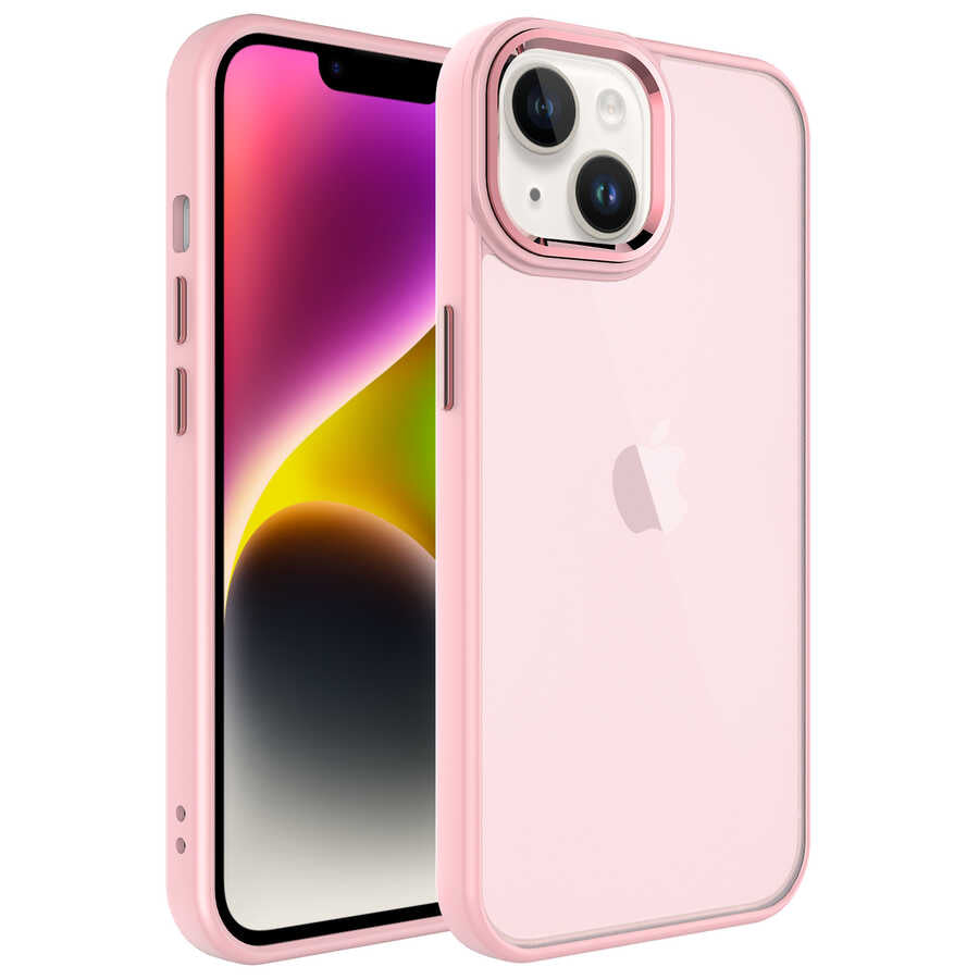 Apple iPhone 14 Kılıf Buzlu Sert PC Zore May Kapak