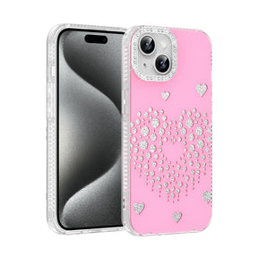Apple iPhone 14 Kılıf Damla Taşlı Zore Rivas Sert PC Kapak