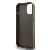 Apple iPhone 14 Kılıf DKNY Orjinal Lisanslı M-safe Şarj Özellikli 3D Yazılı Grid Pattern Kapak