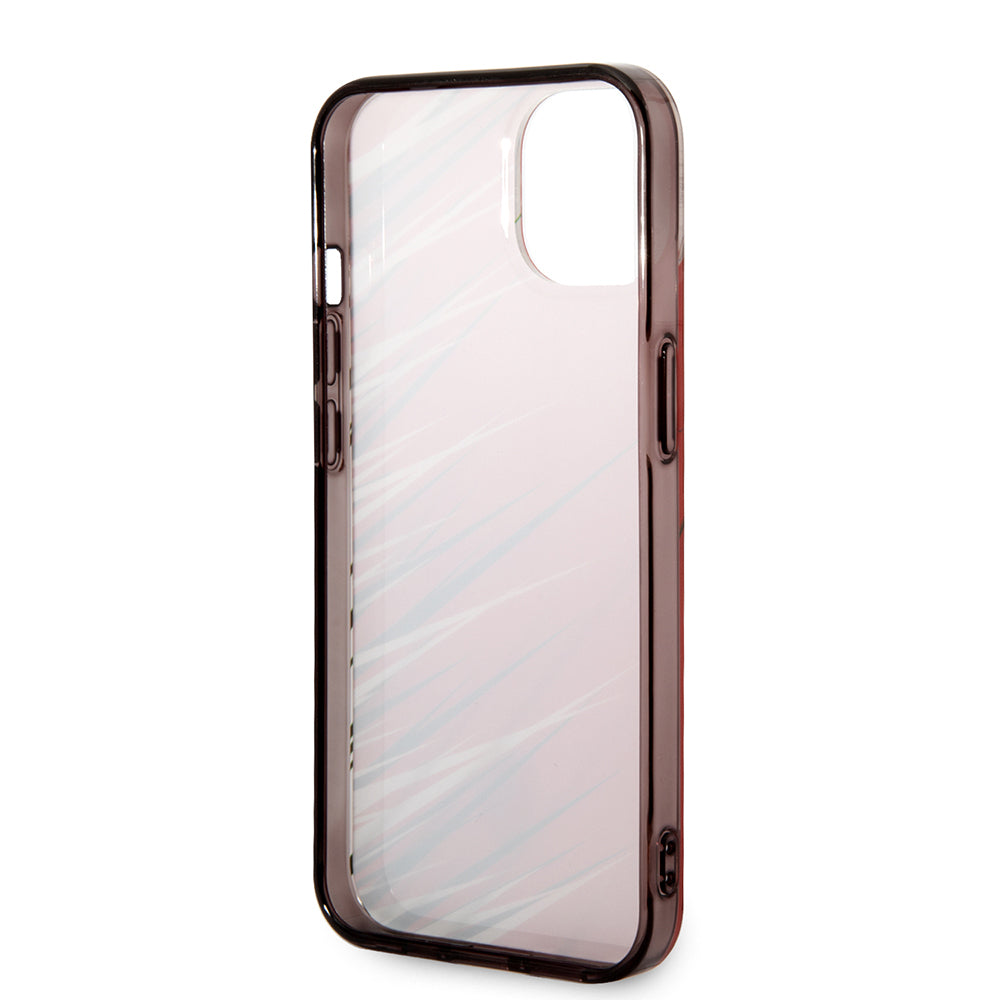Apple iPhone 14 Kılıf Ferrari Orjinal Lisanslı Baskı Logolu Çimen Desenli Kapak