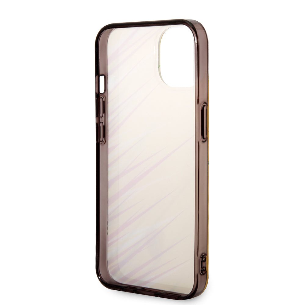 Apple iPhone 14 Kılıf Ferrari Orjinal Lisanslı Baskı Logolu Çimen Desenli Kapak